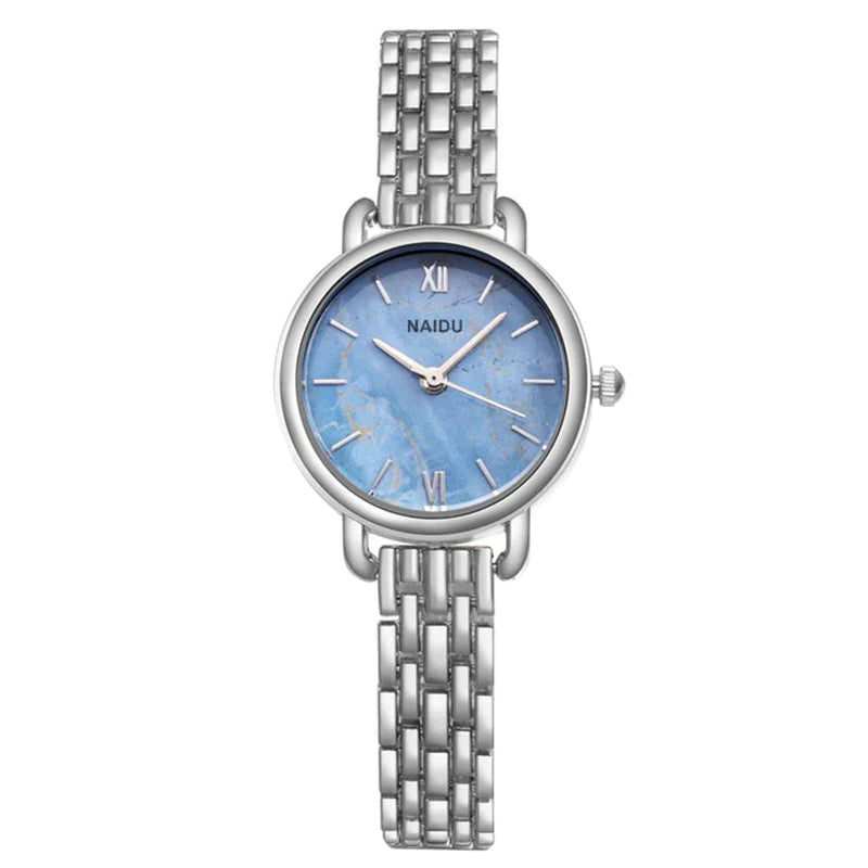 Women Watches New NAIDU Rose Gold Silver Ladies Bracelet Watch Womens Quartz Dress Wristwatch Feminino Reloj Mujer Kol Saati