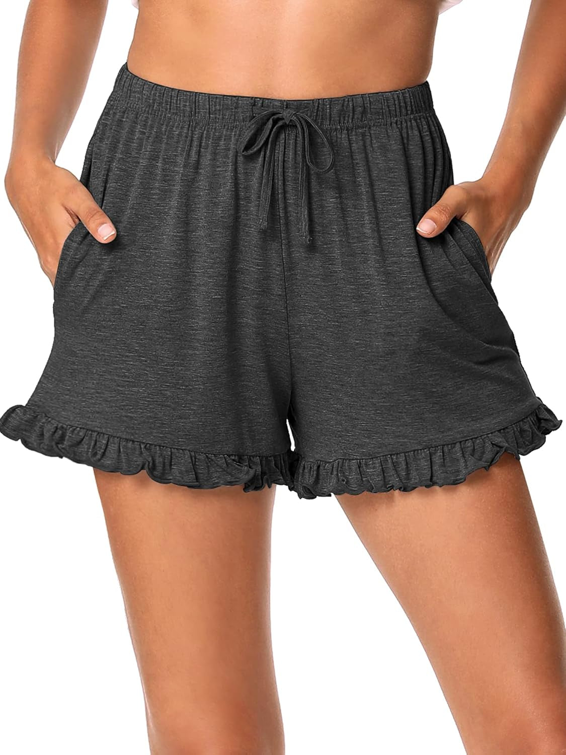 Bamboo Viscose Pajama Shorts for Women Soft Sleep Bottoms plus Size Lounge Boxers Pj Sleepwear Bottom S-4X