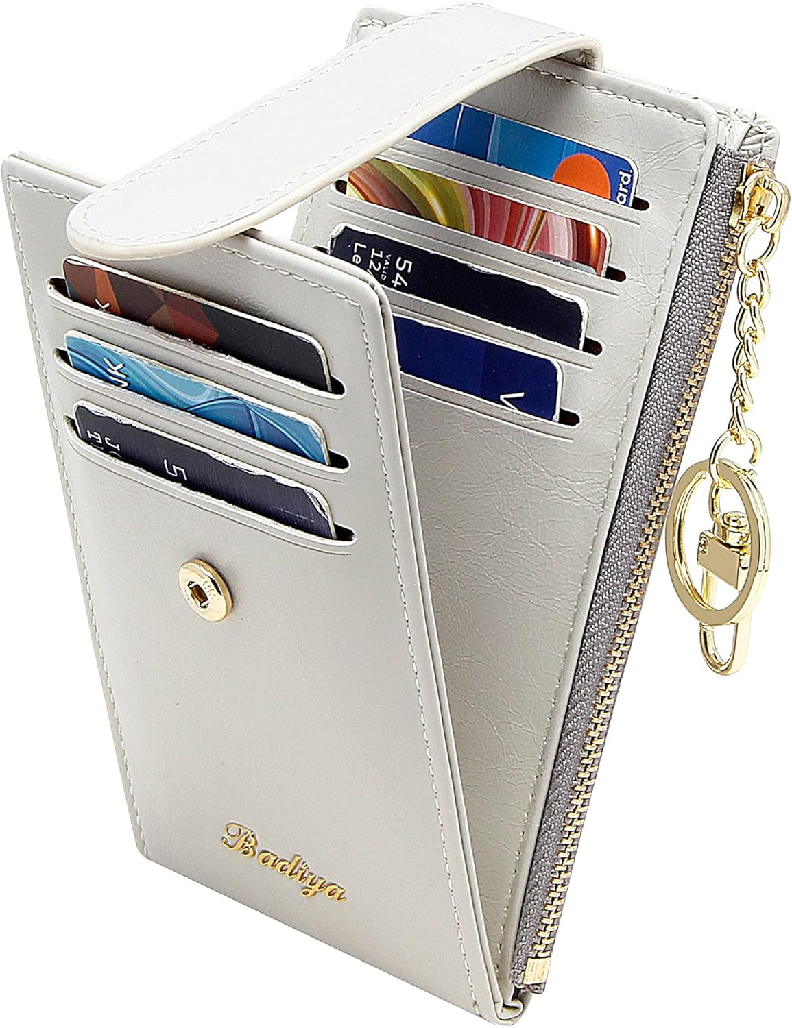 Card Holder Wallet for Women Rfld Slim Wallets Bifold Multi Card Case Coin Purse