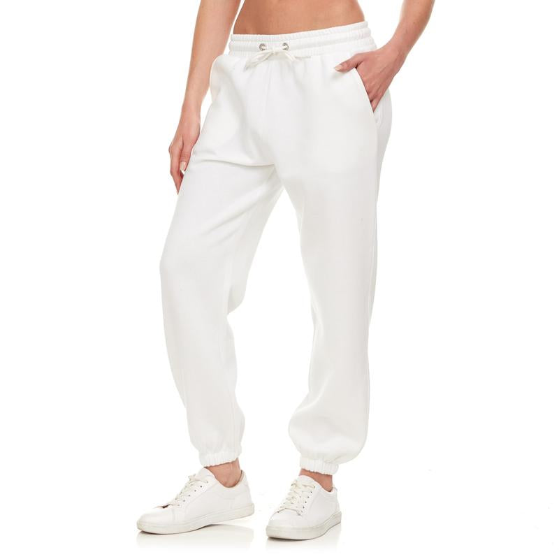 Sweatpants for Women, Closed Cinch Bottom Fleece Lounge Womens Oversized Joggers