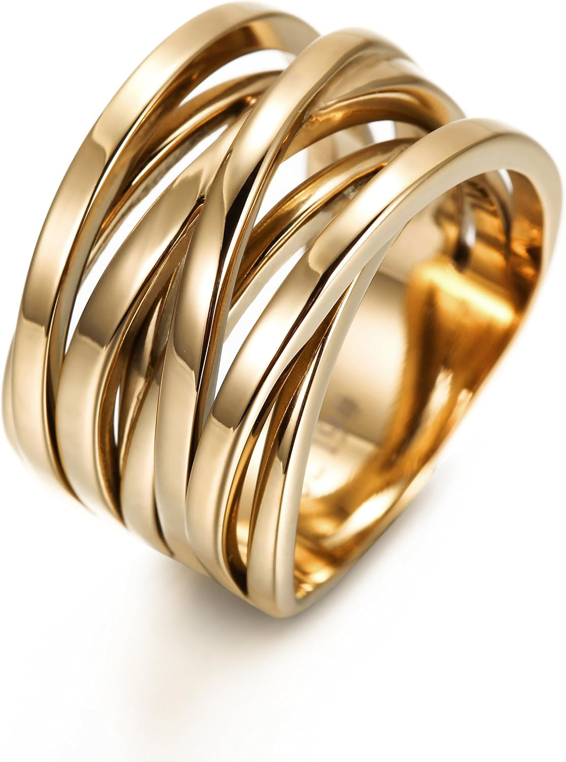13.7MM Cross Ring Enhancers for Women Statement Engagement Ring for Men and Unisex Adults Silver Gold Rose Gold Plated Ring Customized Personalized