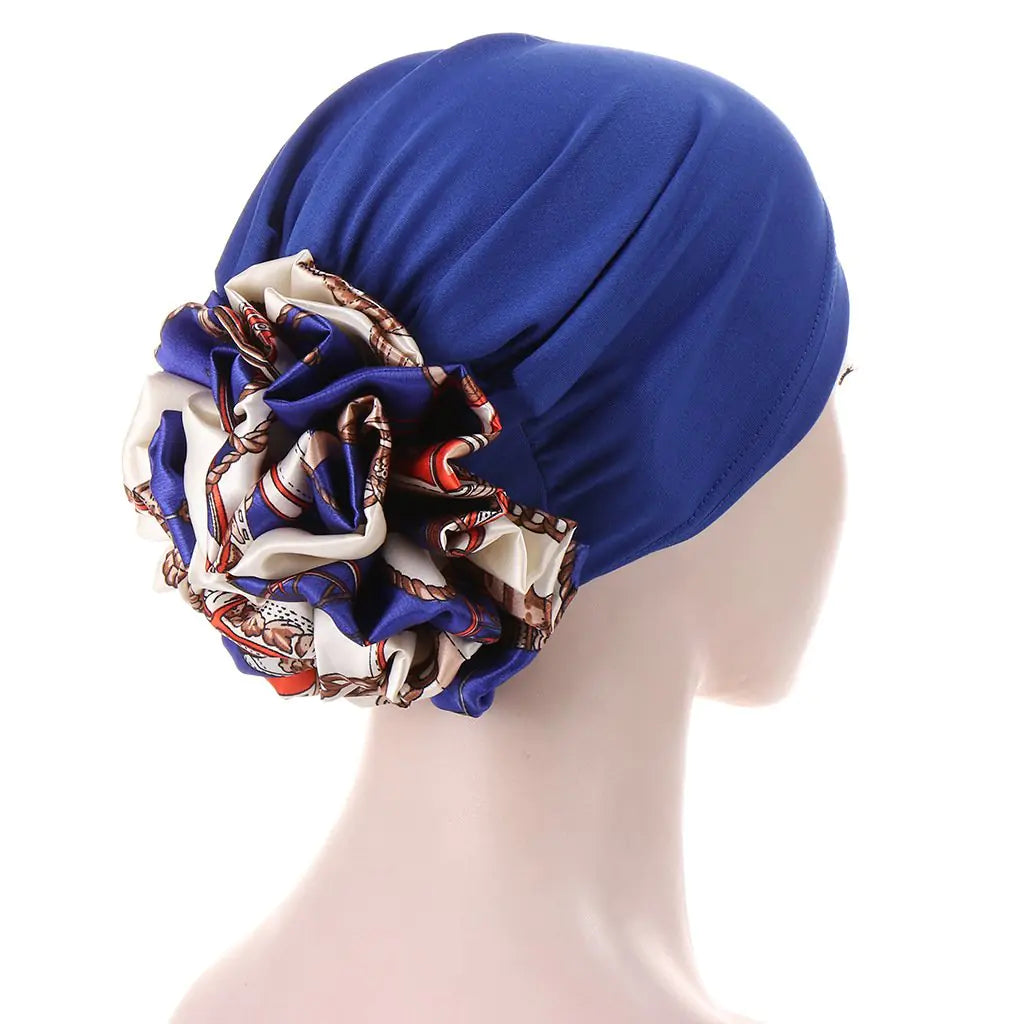 Multicolor Tapestry Scarf and Hat for Women