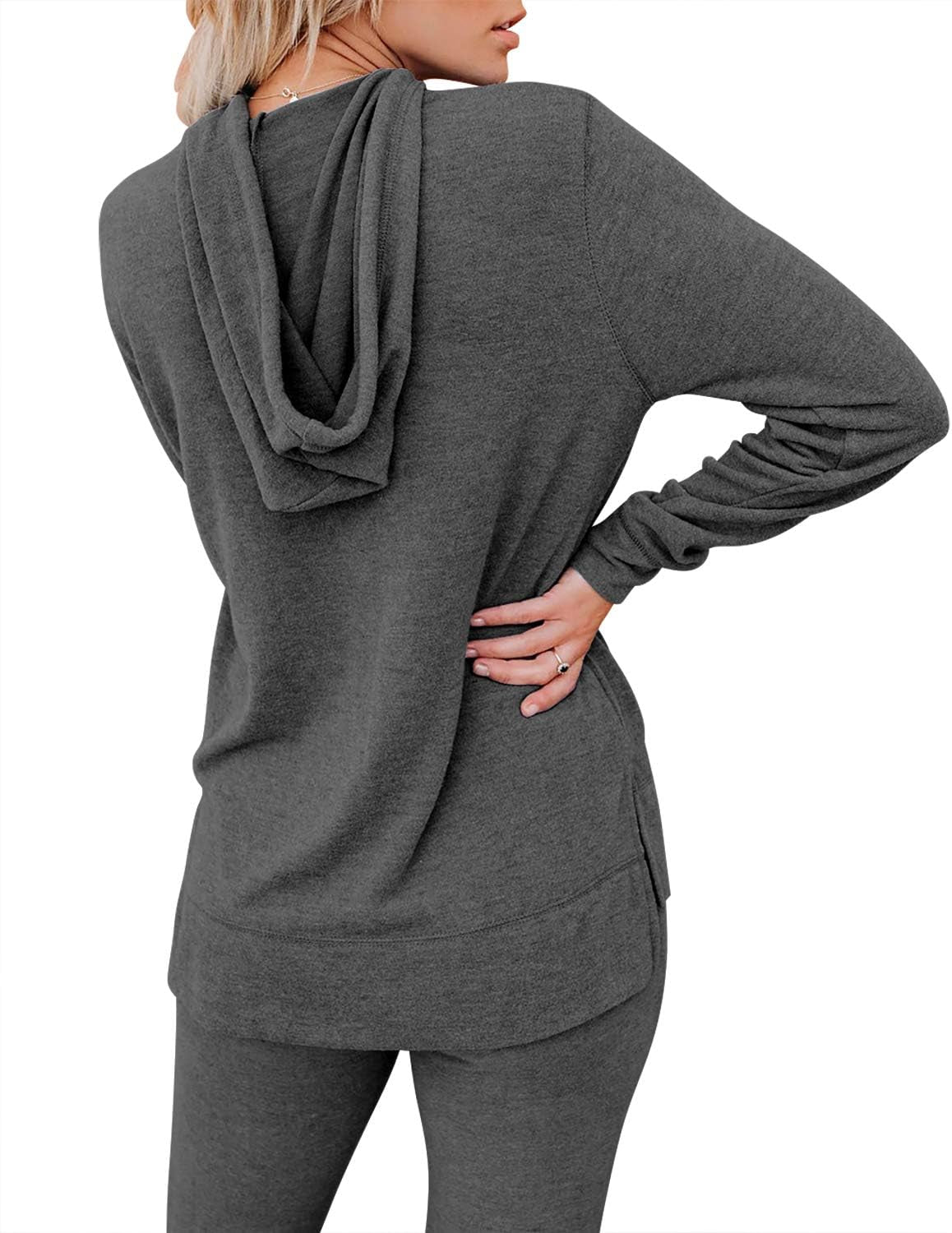 Lounge Sets for Women Two Piece Outfits Sweatsuits Sets Long Pant Loungewear Workout Athletic Tracksuits with Pockets