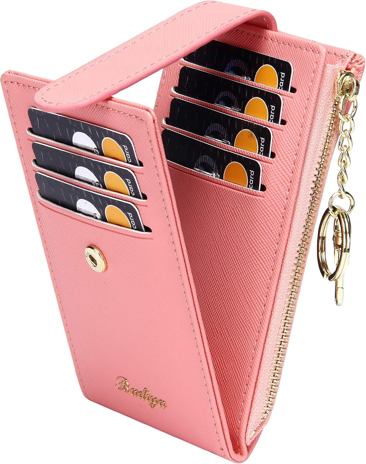 Card Holder Wallet for Women Rfld Slim Wallets Bifold Multi Card Case Coin Purse