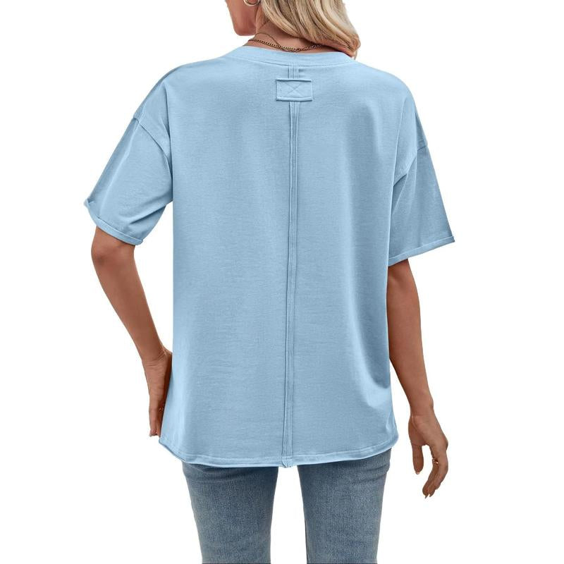 Women Oversized T-Shirt Summer Casual Short Sleeve Loose Tee Tops