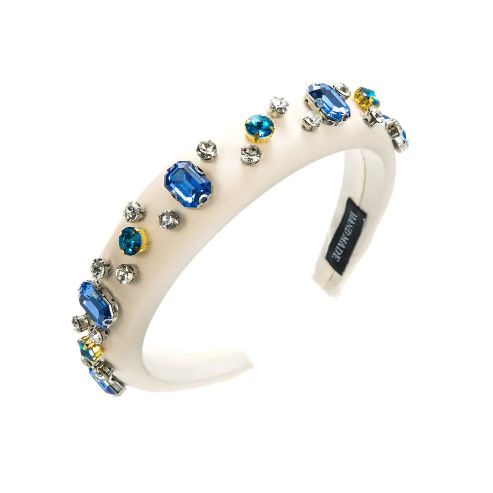 Wide-brimmed Diamond Sponge Face Washing Hair Band