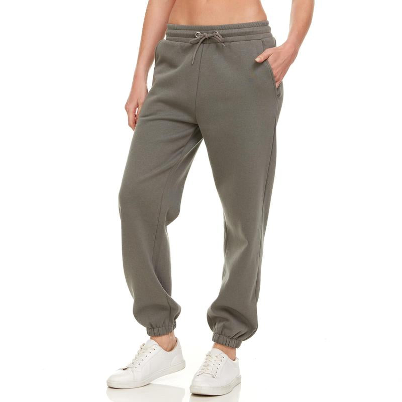 Sweatpants for Women, Closed Cinch Bottom Fleece Lounge Womens Oversized Joggers