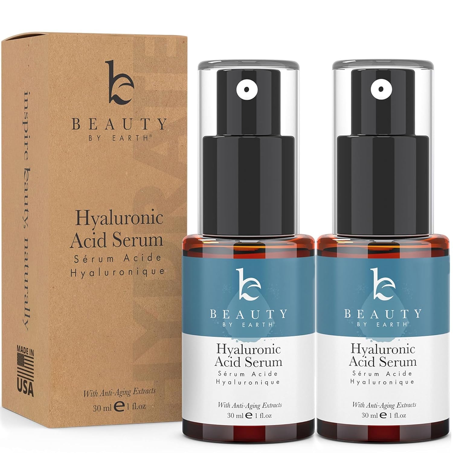 Bio Retinol Alternative Bakuchiol Serum - Smooths Skin & Reduces Fine Lines, USA Made with Natural & Organic Ingredients, Anti-Aging Skin Care Formula, Vegan, Cruelty Free