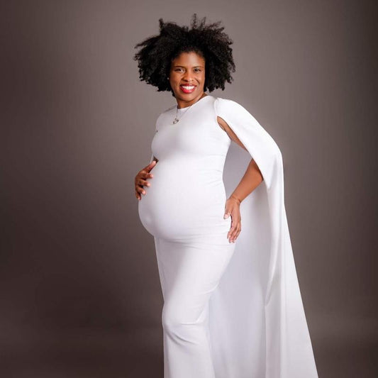 Maternity Cape Gown/ Dress