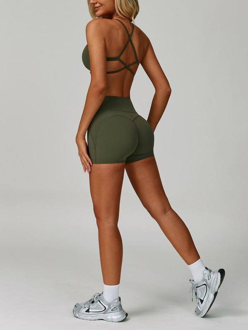 Women'S Summer Sports Set for Yoga and Running, New Activewear for Gym Workouts, Stylish Fitness Clothing for Women, Workout Sportswear