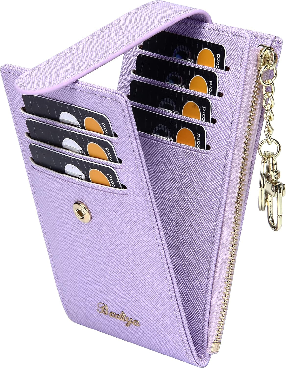 Card Holder Wallet for Women Rfld Slim Wallets Bifold Multi Card Case Coin Purse