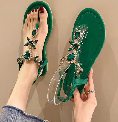 Rhinestone Sandals for Women