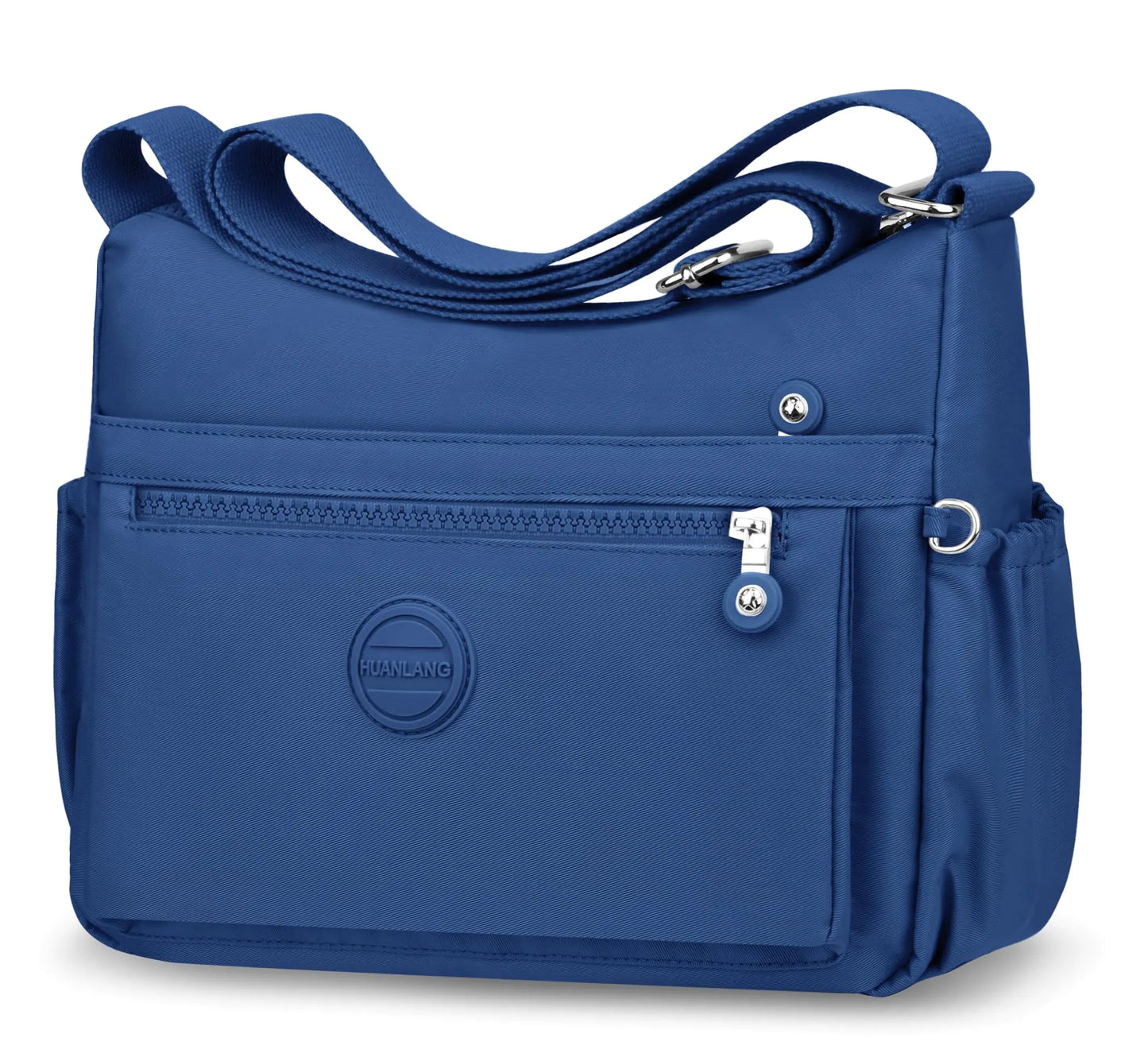 HUANLANG Crossbody Bag for Women Waterproof Lightweight Purses Nylon Crossbody Handbags Casual Multipocket Shoulder Bag