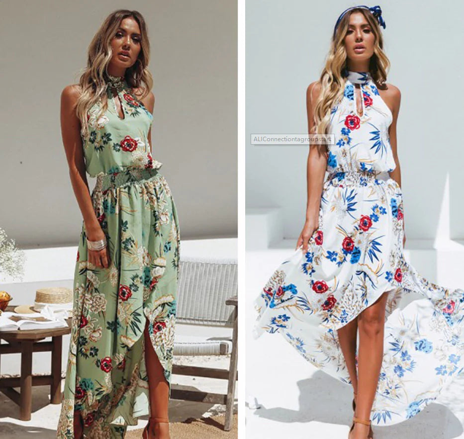 Bohemian Style Maxi Dress and Jumpsuit Collection