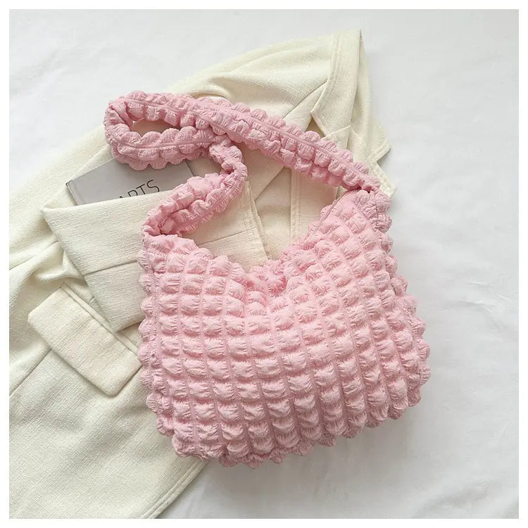 Niche Pleated Clouds Soft Underarm Commuter Bag