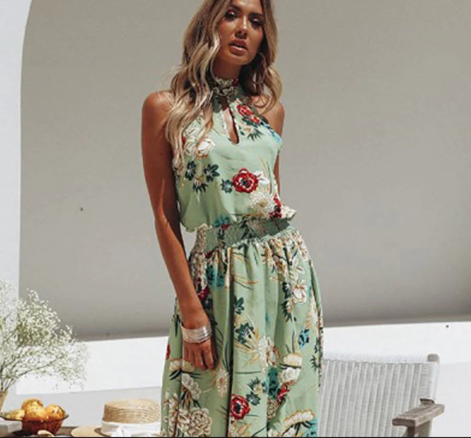 Bohemian Style Maxi Dress and Jumpsuit Collection