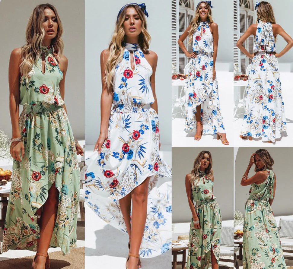 Bohemian Style Maxi Dress and Jumpsuit Collection