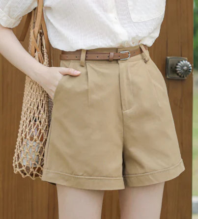 High-Waisted Casual Shorts for Women