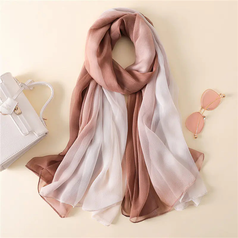 Fashionable Gradient Long Scarf for Women (Spring/Summer)