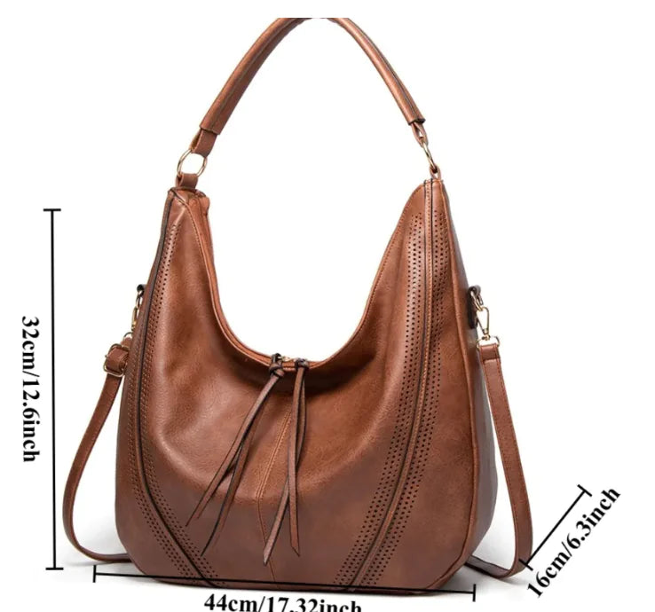 Retro Tassel Large Capacity Tote Bag