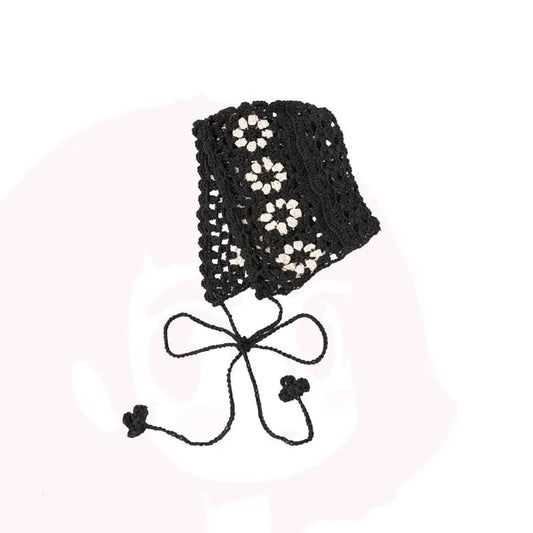 Cute Crochet Contrast Hair Band for Women