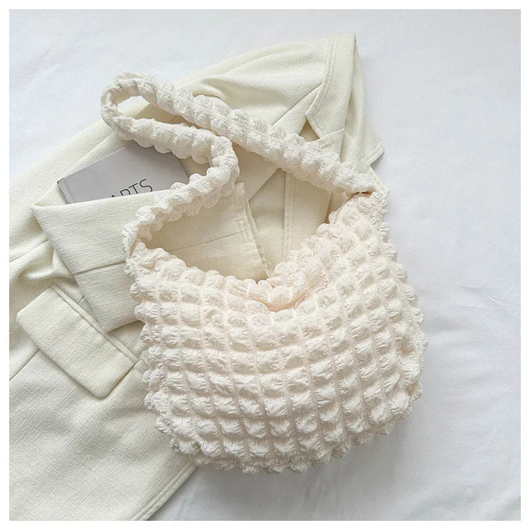 Pleated Cloud Underarm Bag – Auntiebebs