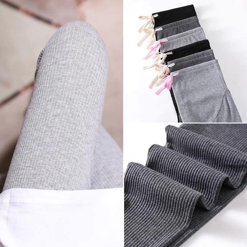 Adjustable Cotton Maternity Leggings for Pregnant Women