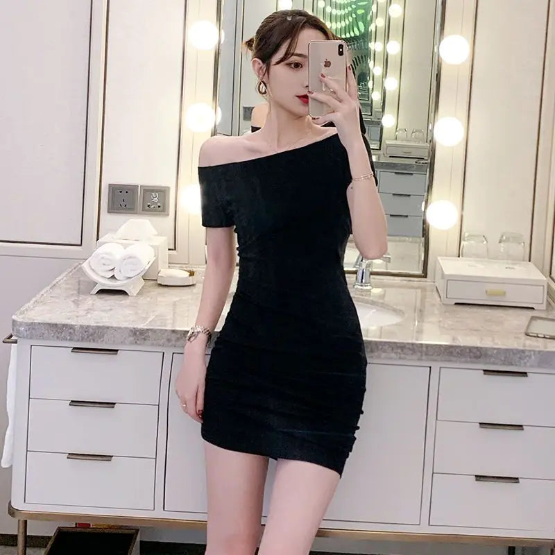One-Shoulder Bodycon Dress for Women – Summer Style