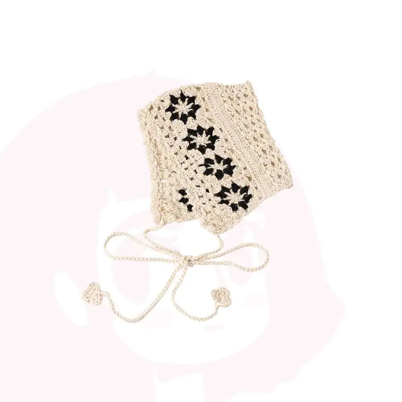 Cute Crochet Contrast Hair Band for Women