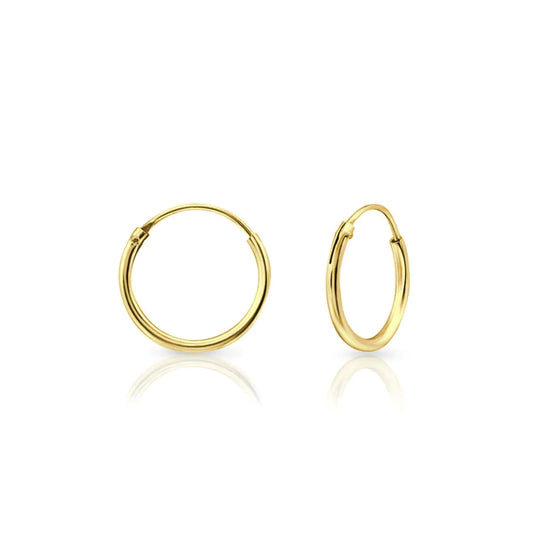 Hoop Earrings Women - Earrings for Men Gold 24k - Toddler Earrings Hoops - Endless Hoop Cartilage Earrings - Small Gold Hoop Earrings - Small Hoop Earring - Thin Gold Hoop