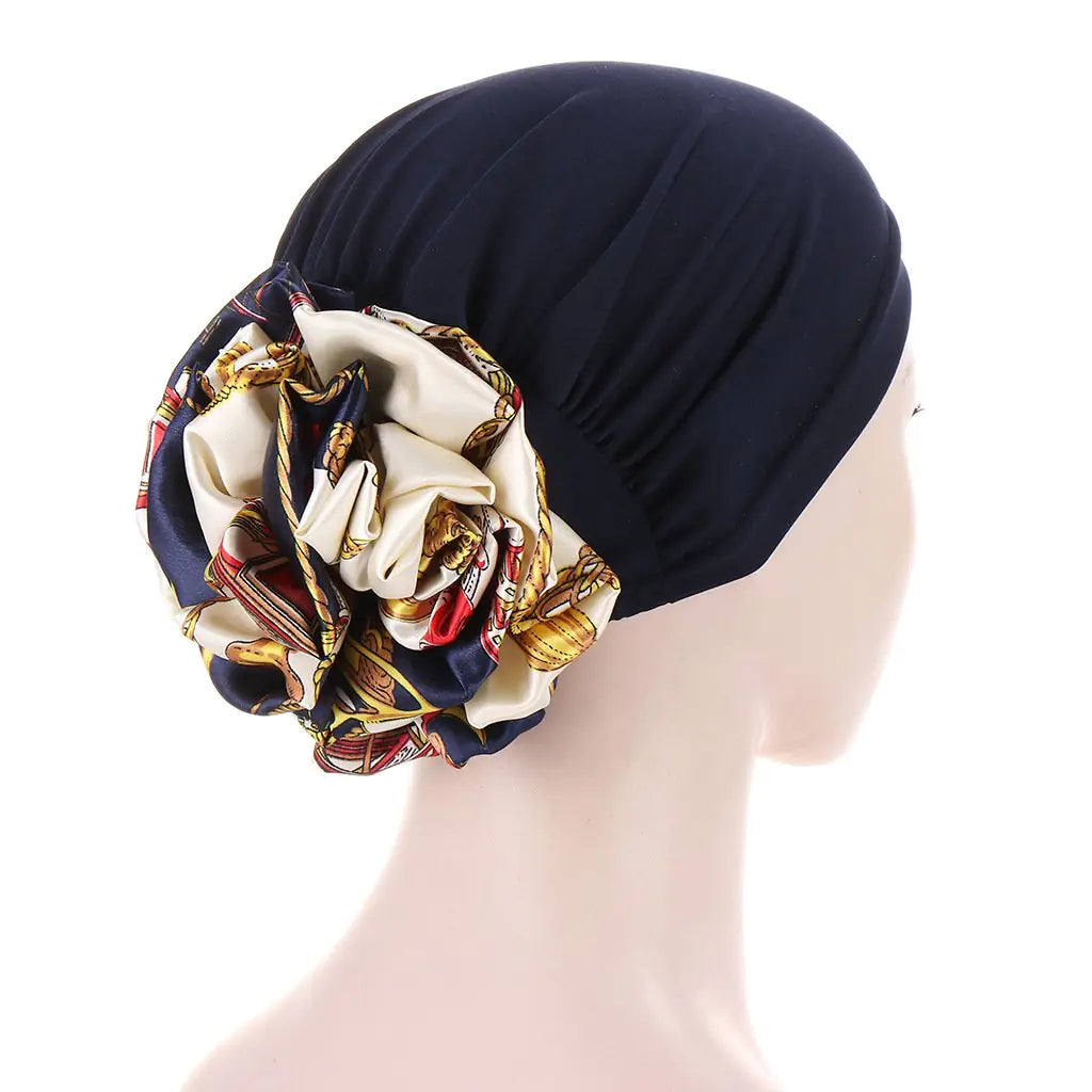 Multicolor Tapestry Scarf and Hat for Women