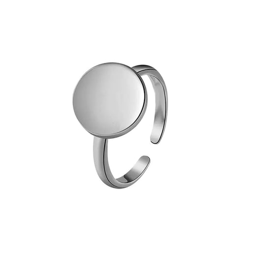 Glossy Round Ring for Women