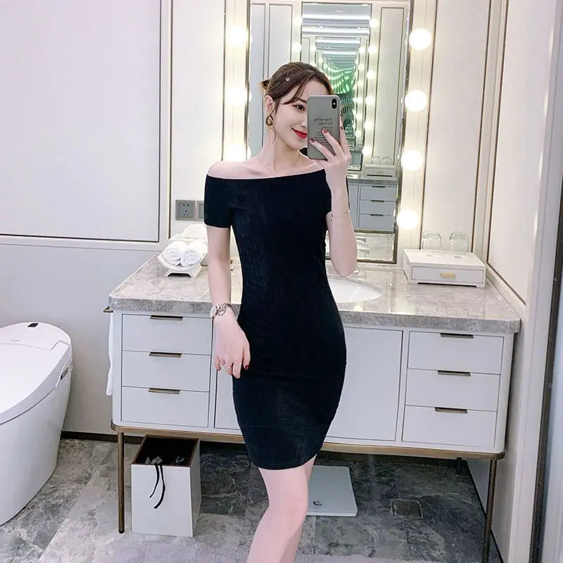 One-Shoulder Bodycon Dress for Women – Summer Style