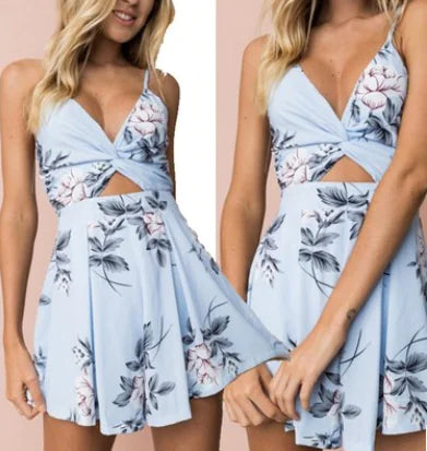 Fashionable Striped Long Dress Jumpsuit for Women