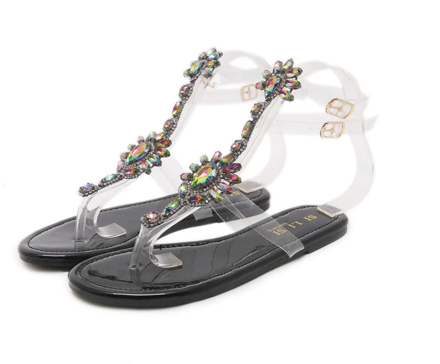 Rhinestone Sandals for Women