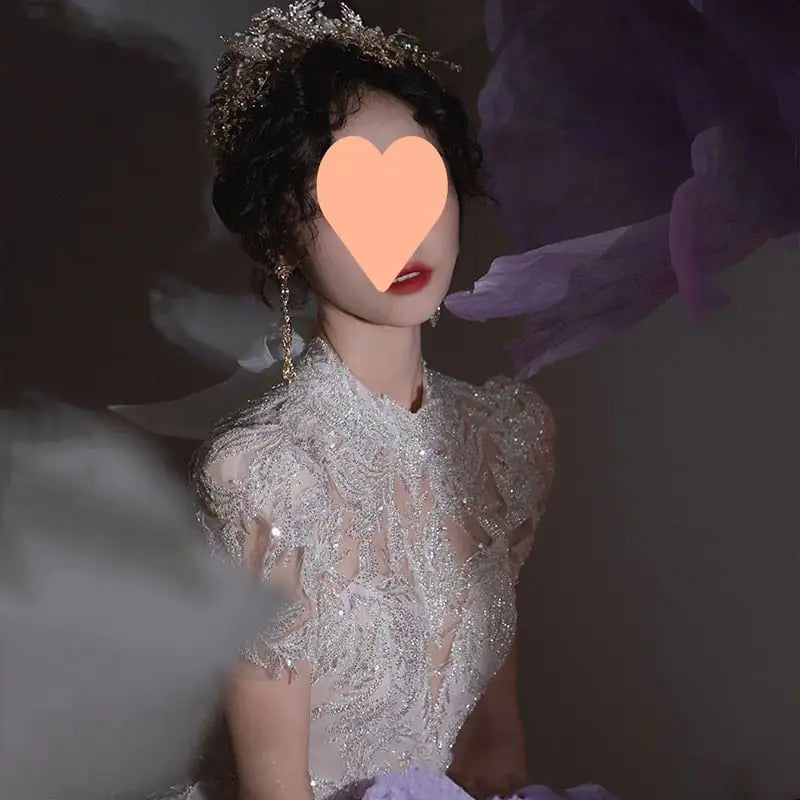 Retro French Slimming Wedding Dress for Bride