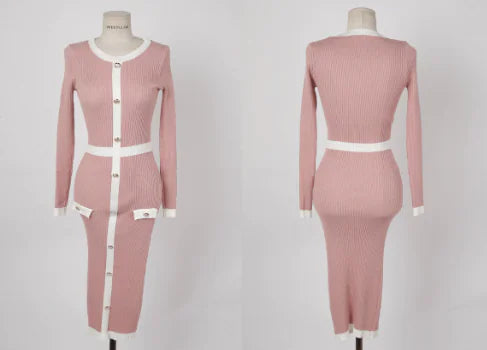 Knit Dress for Women - Long Autumn Winter Sweater Dress