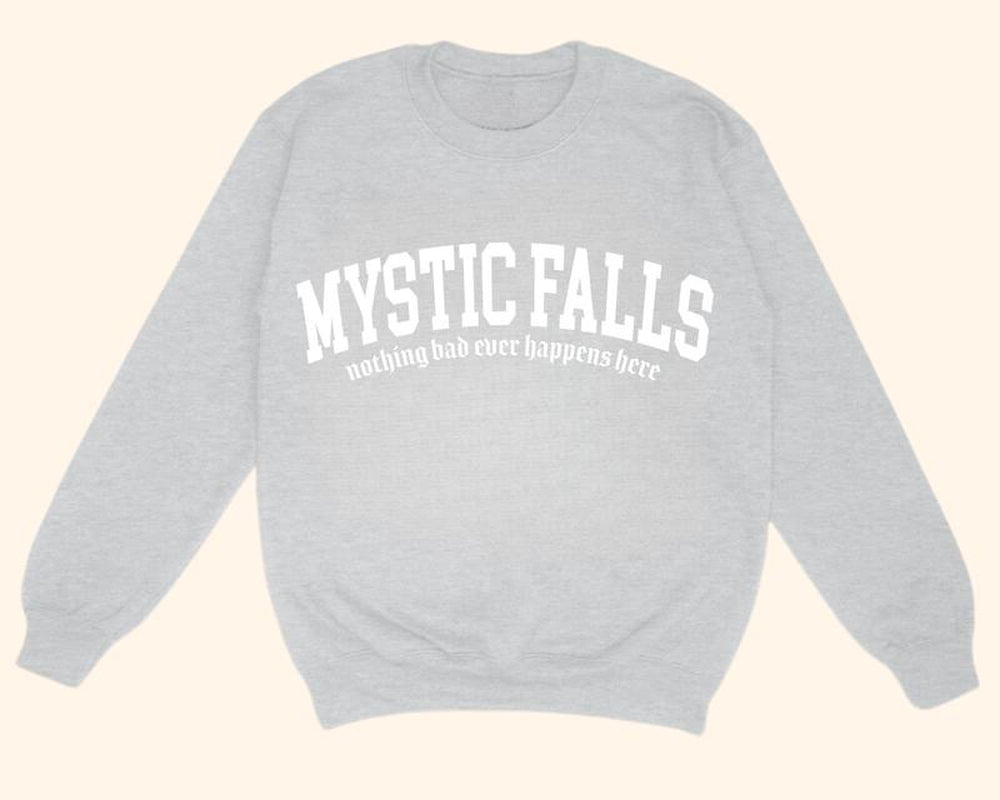 Mystic Falls *Vampire Diaries* Sweatshirt TV Shows Womens Tops