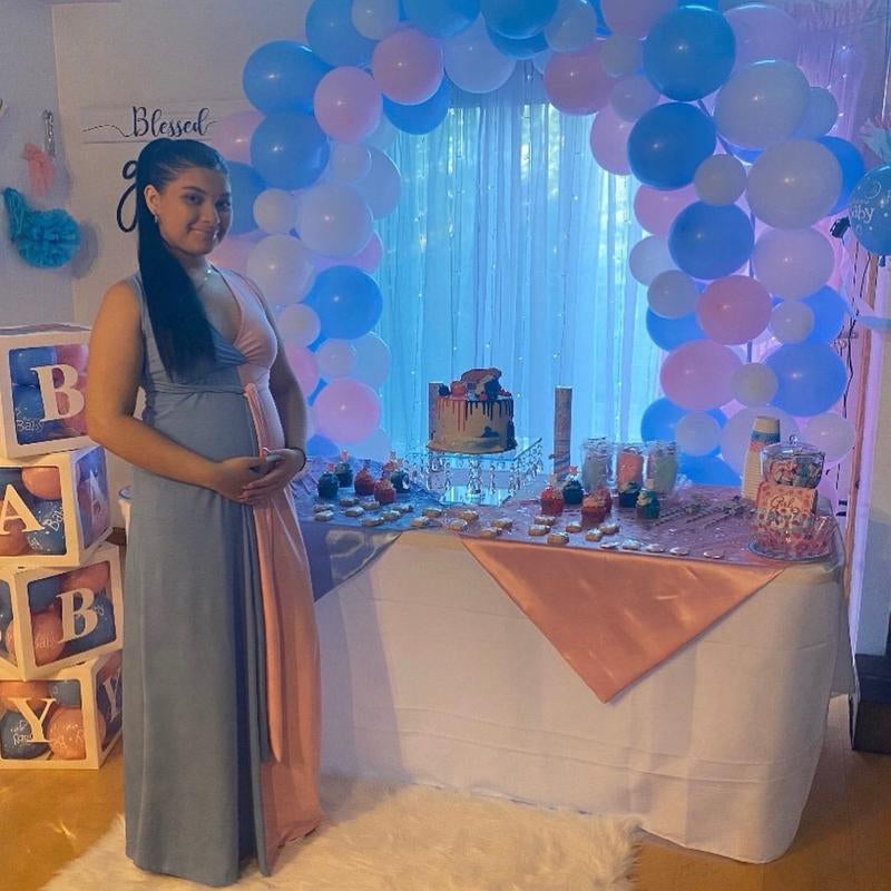 Maternity Gender Reveal Jumpsuit Dress Pregnancy Maternity