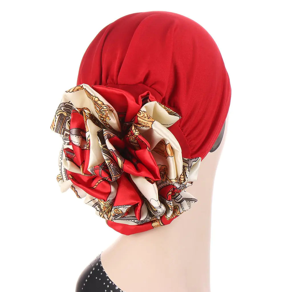 Multicolor Tapestry Scarf and Hat for Women