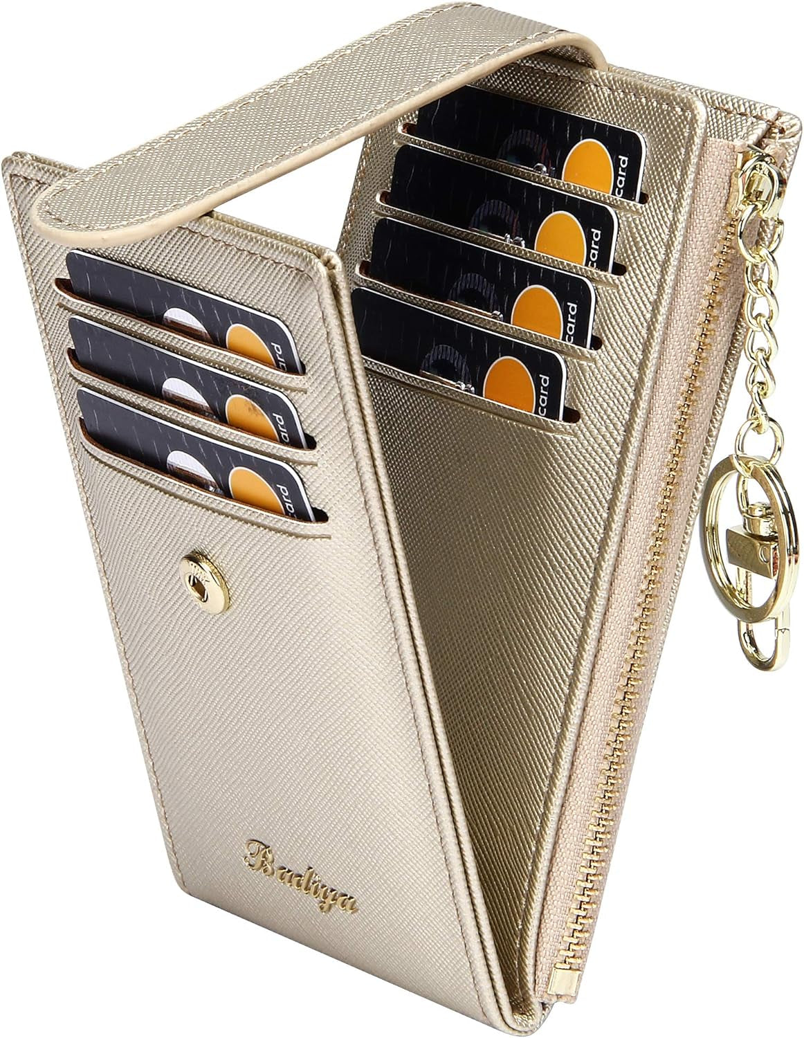 Card Holder Wallet for Women Rfld Slim Wallets Bifold Multi Card Case Coin Purse