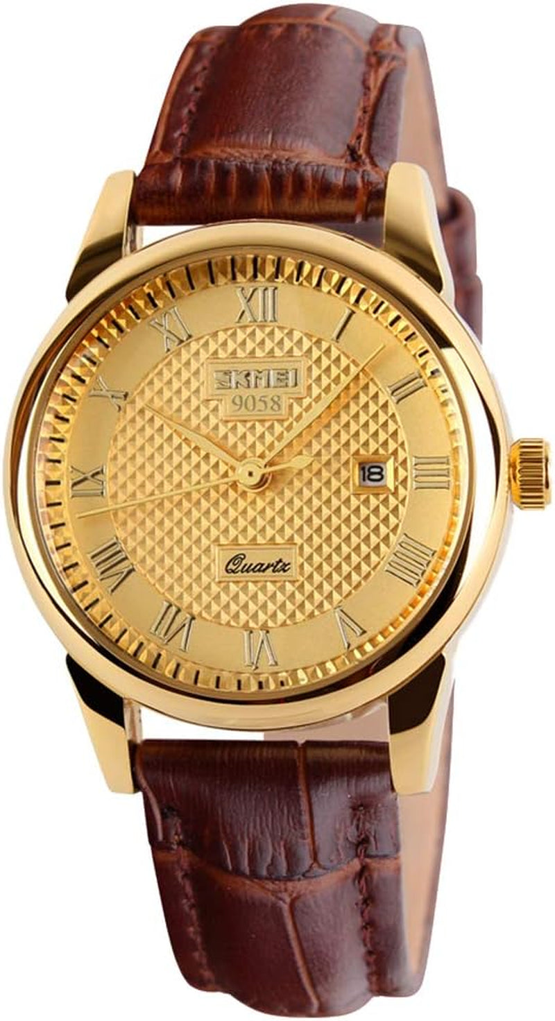 Women'S Watches for Ladies Female Black Leather Band Waterproof Fashion Casual Simple Dress Quartz Analog Day Date Calendar Business Light Wrist Watch Wife Girls Gifts