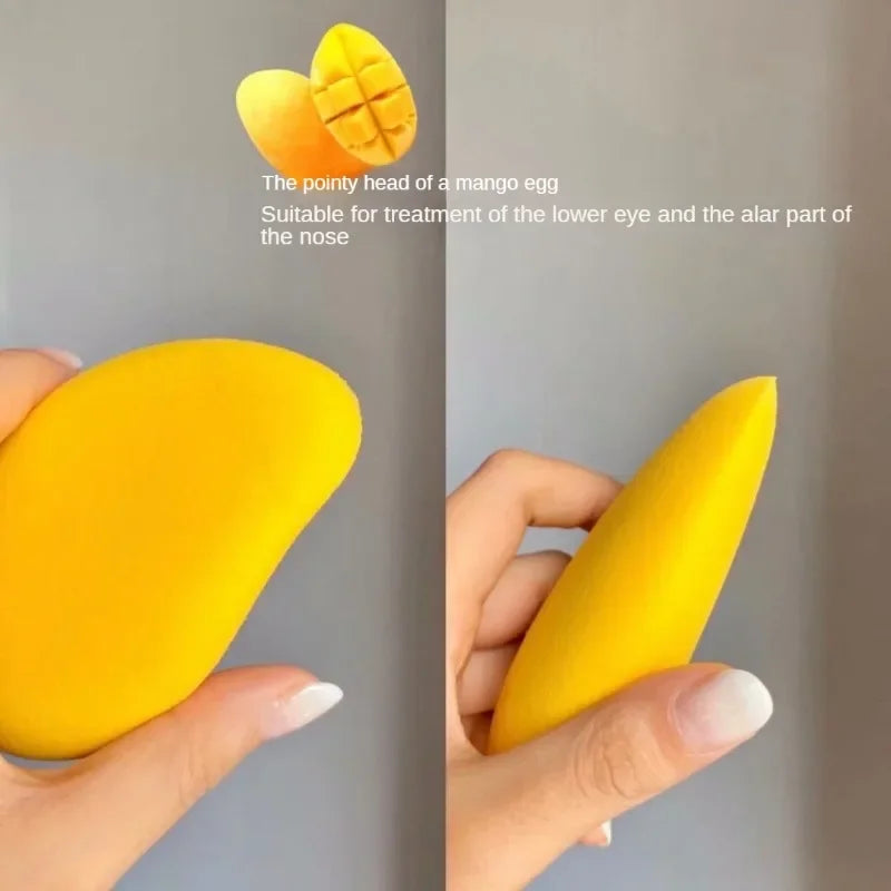 Mango Shape Soft Makeup Sponge Blender Face Beauty Cosmetic Powder Puff Make up Tools