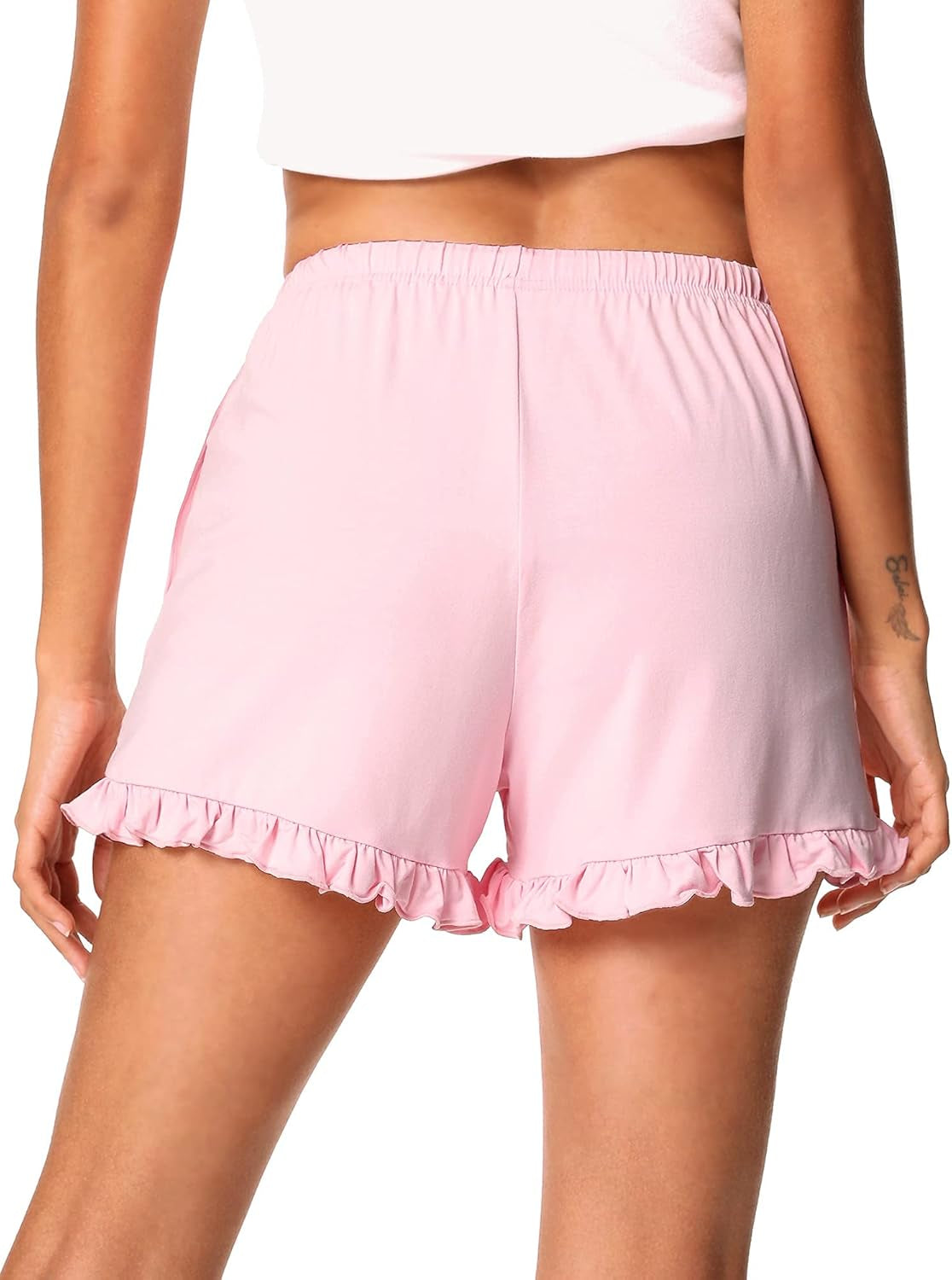 Bamboo Viscose Pajama Shorts for Women Soft Sleep Bottoms plus Size Lounge Boxers Pj Sleepwear Bottom S-4X