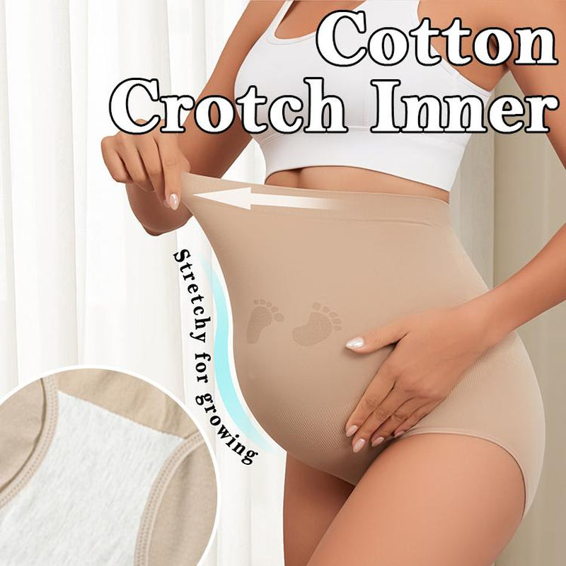Y25D Maternity Underwear Seamless High Waisted Maternity Panties Belly Support over Bump Maternity Panties That Don' T Dig in Maternity Underwear for All Trimester Maternity Pants under Maternity Jeans