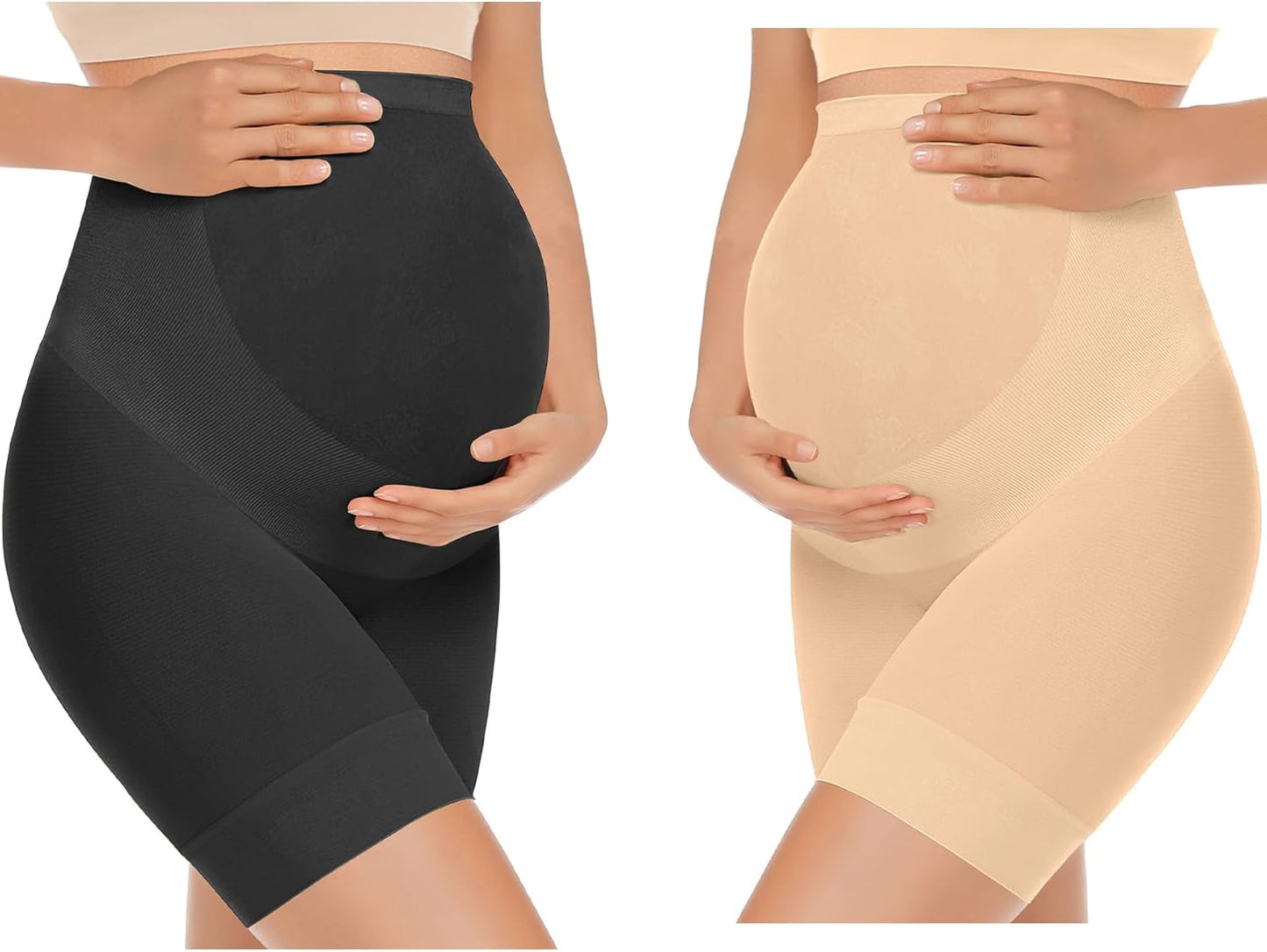 Shape Your Bump Seamless Maternity Shapewear for Dress, Pregnancy Postpartum Prevent Chafing Support-Underwear