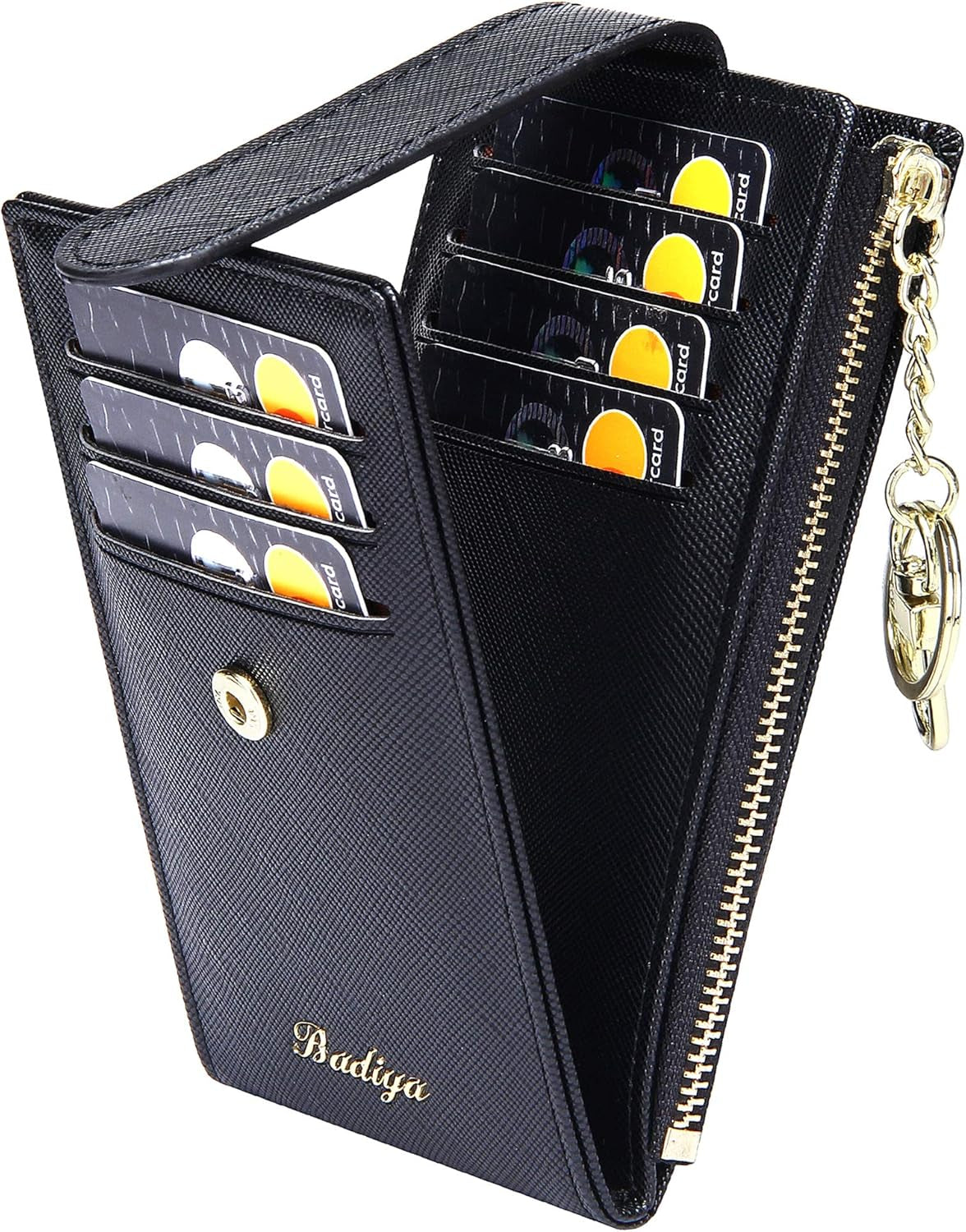 Card Holder Wallet for Women Rfld Slim Wallets Bifold Multi Card Case Coin Purse