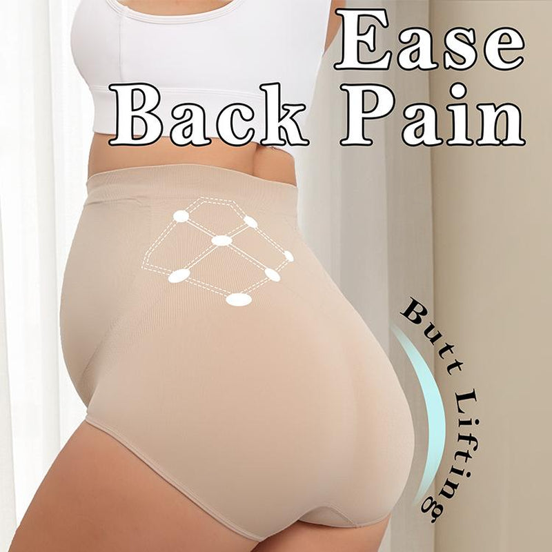 Y25D Maternity Underwear Seamless High Waisted Maternity Panties Belly Support over Bump Maternity Panties That Don' T Dig in Maternity Underwear for All Trimester Maternity Pants under Maternity Jeans