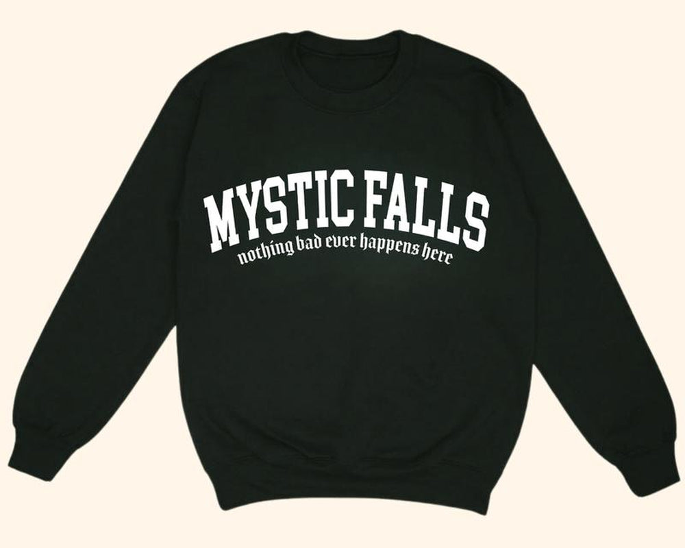 Mystic Falls *Vampire Diaries* Sweatshirt TV Shows Womens Tops