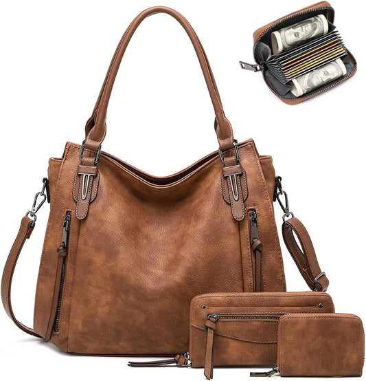 Hobo Bags for Women Handbags Purse Ladies Boho Shoulder Bag Crossbody Purses Faux Leather